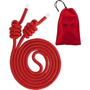 1 lb Flow Rope Fitness Working Out Weighted Jump Rope for Men & Women Exercise, Home Gym Cardio Training Equipment Rope 9ft Adjustable Length Skipping Jumping Braided Ropes -450g (1 lb)