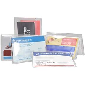 Medicare Combo 2 Wallets for Business and Credit Cards with 3 Holders (Made in USA) in Kuwait