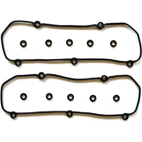 ECCPP Engine Replacement Valve Cover Gasket for 1994-2008 for Ford for Lincoln for Mercury 3.8L 4.2L OHV 12V VIN 2 4 Valve Cover Gasket Kit