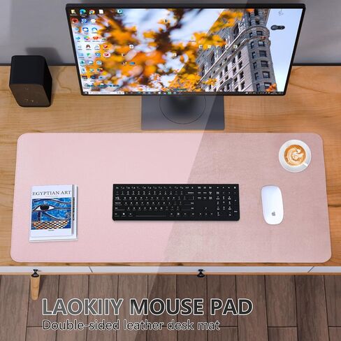 Desk Mat, Desk Pad Dual Leather Sided Desktop Mat for Office and Home, Desk Organization and Accessories Ideal for Large Mouse Pad and Desk Mats on Top of Desks (Purple Marble 31.5"x 15.7") in Saudi Arabia