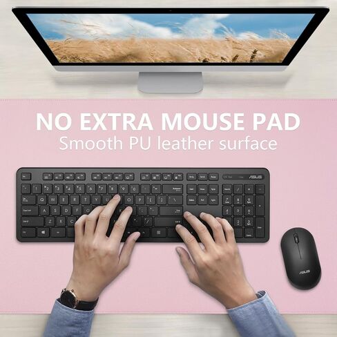 Desk Mat, Desk Pad Dual Leather Sided Desktop Mat for Office and Home, Desk Organization and Accessories Ideal for Large Mouse Pad and Desk Mats on Top of Desks (Purple Marble 31.5"x 15.7") in Saudi Arabia