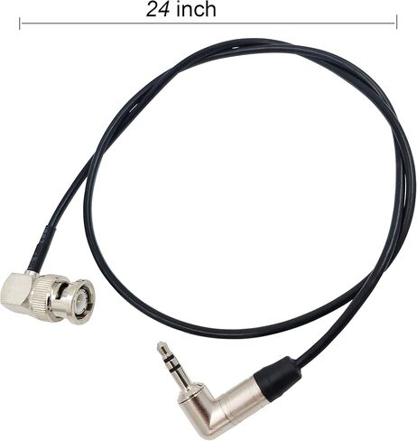 كابل Chikoni Tentacle 3.5 مم TRS إلى BNC Timecode لكاميرا Canon EOS C300/500، Sony F55 PDW-700/PMW-EX3/PMW-200/FX6 FX9، كاميرا Amira ARRI Zoom F8، 24 بوصة/60 سم in Kuwait