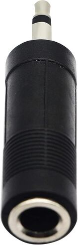 CGTime Golden Plated 3.5mm Mono 1/8 inch Audio Male to 6.35mm 1/4 inch Female Jack Converter Cable Cord Adapter (25CM/10Inch) in Saudi Arabia
