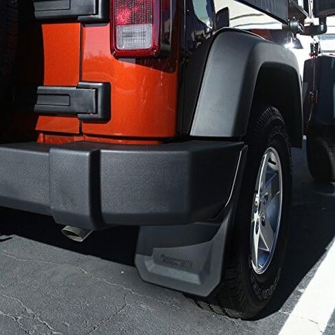 Rugged Ridge | Splash Guard Kit, Rear | 11642.12 | Fits 2007-2018 Jeep Wrangler JK in Saudi Arabia