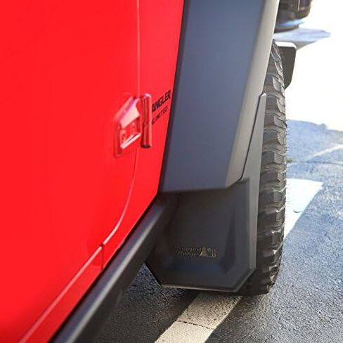 Rugged Ridge | Splash Guard Kit, Rear | 11642.12 | Fits 2007-2018 Jeep Wrangler JK in Saudi Arabia