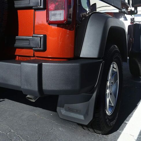 Rugged Ridge | Splash Guard Kit, Rear | 11642.12 | Fits 2007-2018 Jeep Wrangler JK in Saudi Arabia