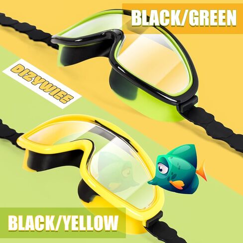 Kids Swim Goggles, 2-Pack Swimming Goggles for Kids, Child From 3-15, Anti Fog Wide View Swim Pool Goggles in Saudi Arabia