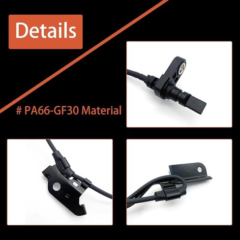 مستشعر سرعة العجلات ABS من جانب الراكب الأمامي الأيمن متوافق مع موديلات مختارة من تويوتا، 2006-2018 RAV4 in Kuwait