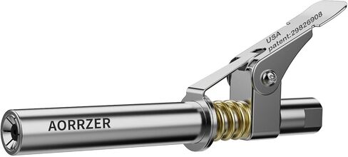 قارنة توصيل مسدس الشحوم - ترقية الوصول الإضافي مقاس XL، مقرنة الشحوم ذات الضغط العالي 14000 رطل لكل بوصة مربعة، متوافقة مع جميع تركيبات NPT مقاس 1/8 بوصة، تحرير سريع لأقفال الشحوم على تركيبات Zerk المريحة in Kuwait