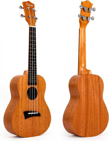 Kmise, 4 Ukulele Soprano Uke Mahogany 21 Inch Ukelele with Beginner Kit (Gig Bag Tuner Strap String Instruction Booklet), 26 inch (MI2169) in Saudi Arabia
