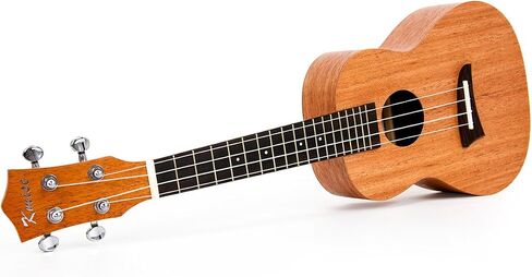 Kmise, 4 Ukulele Soprano Uke Mahogany 21 Inch Ukelele with Beginner Kit (Gig Bag Tuner Strap String Instruction Booklet), 26 inch (MI2169) in Saudi Arabia