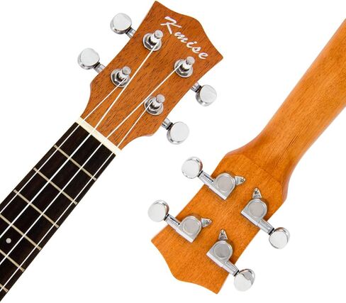 Kmise, 4 Ukulele Soprano Uke Mahogany 21 Inch Ukelele with Beginner Kit (Gig Bag Tuner Strap String Instruction Booklet), 26 inch (MI2169) in Saudi Arabia