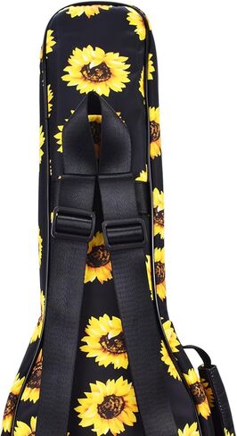 CLOUDMUSIC Ukulele Case Gig Bag حقيبة ظهر مبطنة للسوبرانو 21 بوصة (سوبرانو، أناناس) in Kuwait