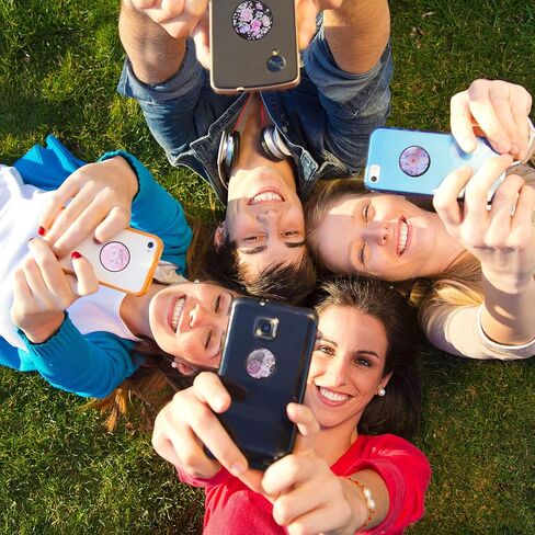 4 قطع من حاملات قبضة الهاتف على شكل زهور ورقية، حامل توسيع للإصبع على شكل زهرة، قبضة موسعة متوافقة على نطاق واسع مع معظم الهواتف والحافظات، قبضة قابلة للطي للهواتف والأجهزة اللوحية in Kuwait