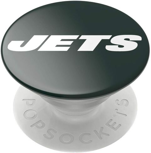 PopSockets: PopGrip مع جزء علوي قابل للتبديل للهواتف والأجهزة اللوحية - NFL - شعار New York Jets in Saudi Arabia