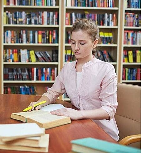 Trail maker 100 Packs of Bulk Yellow Highlighters in Bulk | Bright Wholesale Highlighters for Classrooms, School Kids, Teachers, Office Supplies in Kuwait