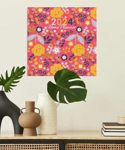 تقويم حائط معلق مربع الذهن لعام 2024 - بدون بلاستيك - مخطط 30.48 سم × 30.48 سم، منظم، المنزل، الأسرة، المشاعر، الأفكار، الجدول الزمني، جدول الأعمال، هدية in Kuwait
