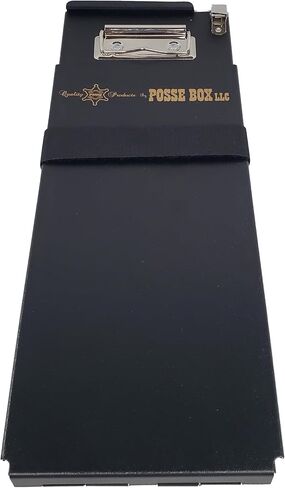 Posse Box Clipboard Storage Cite Book Caddy CHP-50-BKV الألومنيوم المؤكسد الفينيل الأسود in Kuwait