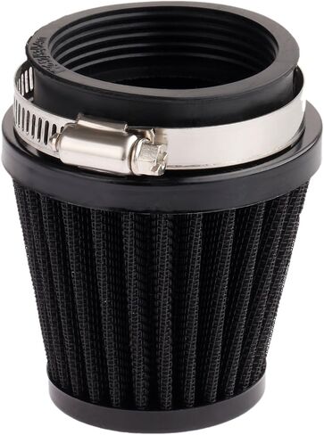 Mtsooning Universal Air Filter, 50mm Motorcycle Cone Intake Breather Cleaner Replacement for ATV Kart Dirt Pit Bike Motorcycle, Scooter, Minibike in Saudi Arabia