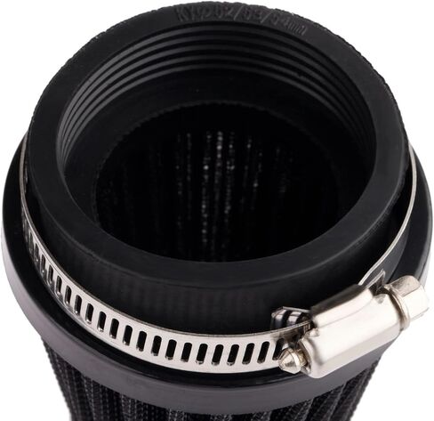 Mtsooning Universal Air Filter, 50mm Motorcycle Cone Intake Breather Cleaner Replacement for ATV Kart Dirt Pit Bike Motorcycle, Scooter, Minibike in Saudi Arabia