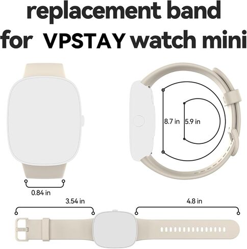 ALW1 Watch Mini Silicone Replacement Bands Straps Compatible Watch, Quick Release Bands Watch in Saudi Arabia