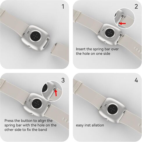 ALW1 Watch Mini Silicone Replacement Bands Straps Compatible Watch, Quick Release Bands Watch in Saudi Arabia