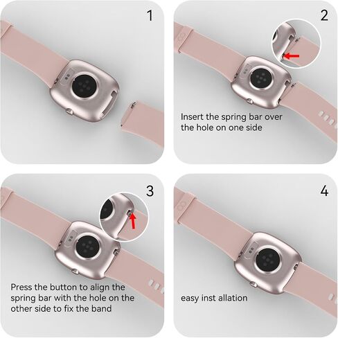 ALW1 Watch Mini Silicone Replacement Bands Straps Compatible Watch, Quick Release Bands Watch in Saudi Arabia