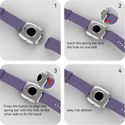 ALW1 Watch Mini Silicone Replacement Bands Straps Compatible Watch, Quick Release Bands Watch in Saudi Arabia