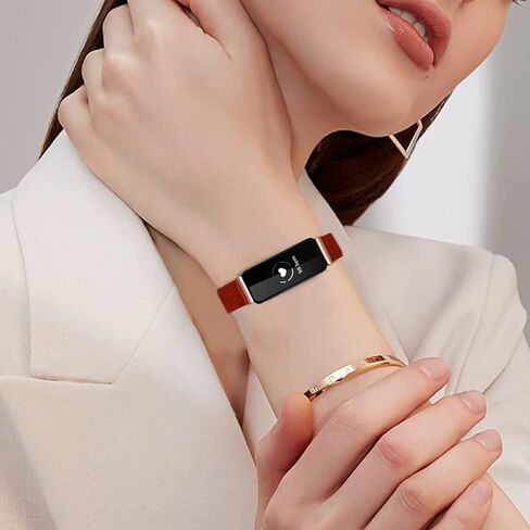 Bands Compatible with Inspire 3,Black/Rose Gold | Women Men,Accessories,Strap,Wrist Band,Compatible with Inspire3 in Saudi Arabia