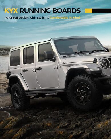 لوحات تشغيل KYX متوافقة مع 2009-2018 Ram 1500 (بما في ذلك 2019-2023 Ram 1500 Classic) كابينة رباعية، 6 بوصات خطوات جانبية منسدلة Ram Nerf Bars ولوحات شاحنات وسكك حديدية in Saudi Arabia