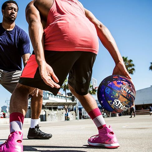 Outdoor Basketballs, Performance Rubber Cover Stands up to Concrete or Asphalt Training Shooting Basketball - 28.5" in Kuwait