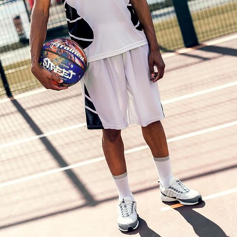 Outdoor Basketballs, Performance Rubber Cover Stands up to Concrete or Asphalt Training Shooting Basketball - 28.5" in Kuwait