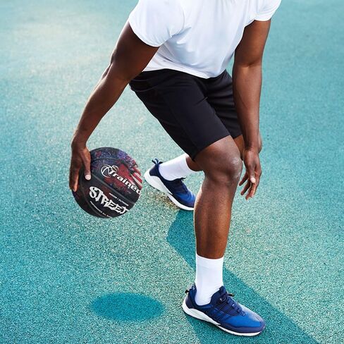 Outdoor Basketballs, Performance Rubber Cover Stands up to Concrete or Asphalt Training Shooting Basketball - 28.5" in Kuwait