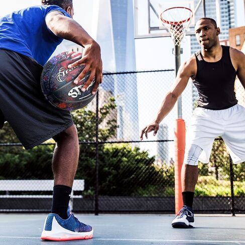 Outdoor Basketballs, Performance Rubber Cover Stands up to Concrete or Asphalt Training Shooting Basketball - 28.5" in Kuwait