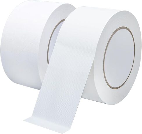 شريط لاصق أبيض مقاوم للماء عالي التحمل، شريط لاصق قوي كبير للإصلاحات الداخلية والخارجية، 40 ياردة × 2 بوصة إجمالي in Kuwait