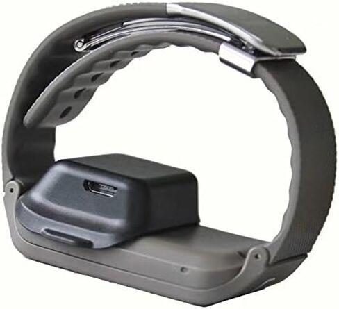 شاحن متوافق مع Gear 2 Neo R381، سلك كابل قاعدة شحن بديل متوافق مع ساعة Samsung Gear 2 Neo R381 الذكية باللون الأسود in Kuwait