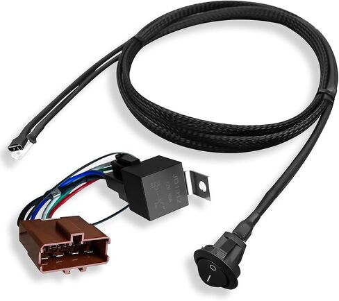Main Relay Conversion Kit Compatible with Honda Civic CRV Accord Delsol Acura Integra A cura Cl TI Prelude 1990-2002, Relay Wiring Kit 4 Pin 5 Wire Harness with Switch in Saudi Arabia