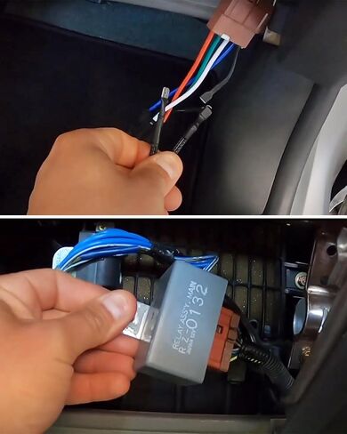 Main Relay Conversion Kit Compatible with Honda Civic CRV Accord Delsol Acura Integra A cura Cl TI Prelude 1990-2002, Relay Wiring Kit 4 Pin 5 Wire Harness with Switch in Saudi Arabia