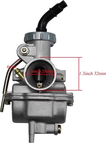مكربن ​​PZ20 لـ TaoTao 125cc 110cc 90cc 70cc 50cc Kazuma Baja 110B NST SunL ​​الصينية رباعية 4 السكتة الدماغية ATV 4 Wheeler Go Kart Dirt Bike Honda CRF50F XL75 CRF80F XR50R مع فلتر وقود الهواء in Kuwait