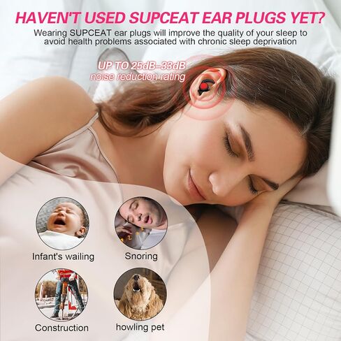 Ear Plugs for Sleeping Noise Cancelling Silicone Earplugs Sound Blocking Sleeping, 2pair Ear Plugs for Sleeping Reusable Noise Reduction Earplugs for Sleep,Snoring,Work,Studying and Travel(Black) in Saudi Arabia