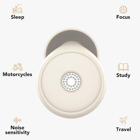 Ear Plugs for Sleeping Noise Cancelling -45dB, Quiet Earplugs for Hearing Protection with Soft and Reusable Silicone, Ear Plugs for Sleep, Concerts, Flights, Studying (Rice-White) in Kuwait