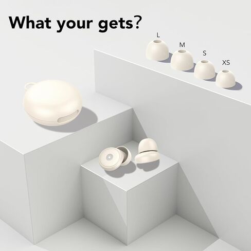 Ear Plugs for Sleeping Noise Cancelling -45dB, Quiet Earplugs for Hearing Protection with Soft and Reusable Silicone, Ear Plugs for Sleep, Concerts, Flights, Studying (Rice-White) in Kuwait