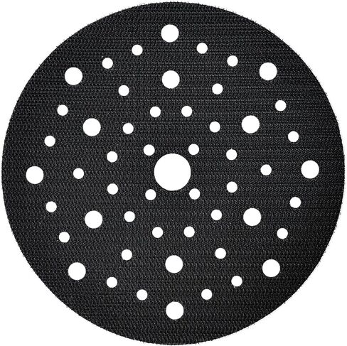 حافظة وسادة حلقة وخطاف ممتازة مقاس 6 بوصات و53 فتحة لآلات الصنفرة المدارية العشوائية تعمل بشكل ملحوظ على إطالة عمر وسادة الدعم، وواقي وسادة متعدد الفتحات (عبوة واحدة) in Kuwait