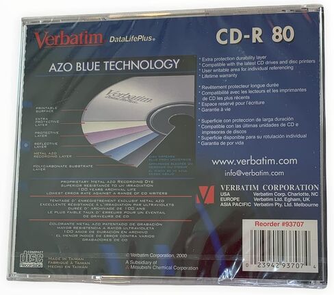 Cd-r 80 Verbatim Datalifeplus 1x-16x السرعة in Saudi Arabia
