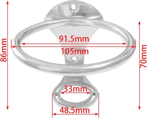 ISURE MARINE Stainless Steel Boat Cup Drink Holder for Marine Yacht Truck RV in Saudi Arabia