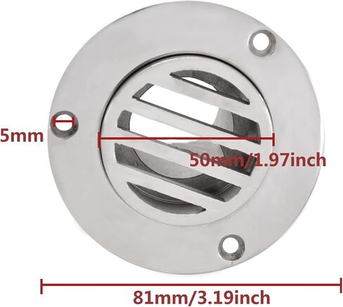 استنزاف أرضية القارب البحري 1-1/2 بوصة (38 مم) من الفولاذ المقاوم للصدأ عالي التحمل لليخوت أو مستلزمات الصرف الصحي على سطح الحمام in Kuwait