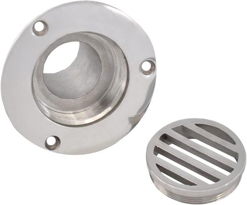 استنزاف أرضية القارب البحري 1-1/2 بوصة (38 مم) من الفولاذ المقاوم للصدأ عالي التحمل لليخوت أو مستلزمات الصرف الصحي على سطح الحمام in Kuwait