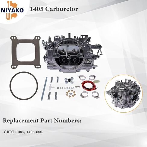 1405 Carburetor Performer 600 CFM 4 Barrel Square Bore Fit Corvette Silverado GMC 366 Demon Poly with Manual Choke in Saudi Arabia