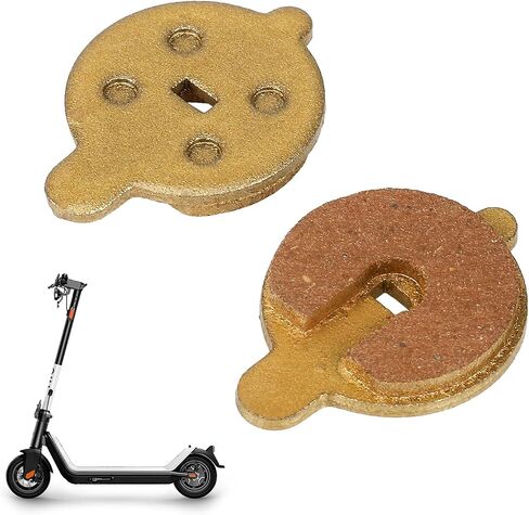 Ulip Scooter Brake Pads 2Pcs High Braking Force Disc Brake Pads Replacement Parts Scooter Accessories Compatible for NIU Electric Scooter KQi3 KQi3 Pro KQi2 in Saudi Arabia