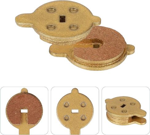 Ulip Scooter Brake Pads 2Pcs High Braking Force Disc Brake Pads Replacement Parts Scooter Accessories Compatible for NIU Electric Scooter KQi3 KQi3 Pro KQi2 in Saudi Arabia